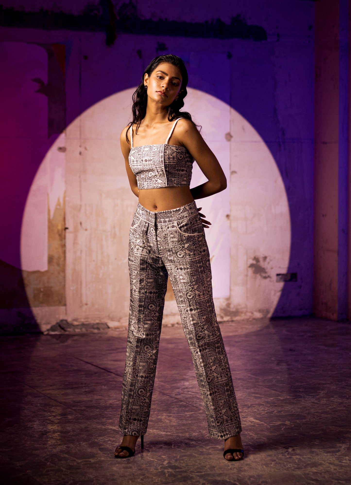 Smoke and Ash Crop Top